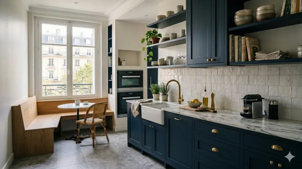 Cuisine + carrelage · Paris 16e